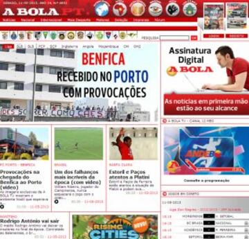 Portadas de la prensa extranjera