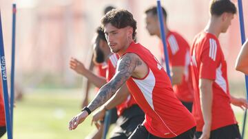 José Ángel Carmona, durante esta pretemporada.