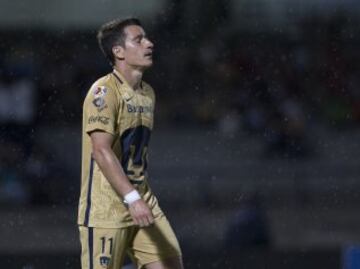 Llegó a Pumas por solicitud del mismo Palencia provniente del Eibar, pero sus actuaciones lo relegaron de la titularidad hasta su salida definitiva.