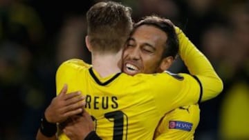 Marco Reus y Pierre-Emerick Aubameyang.