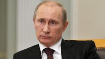 El Presidente de Rusia en una reunión.