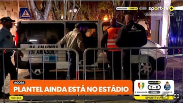 Incendio en el Oporto: alta tensión con Zubizarreta