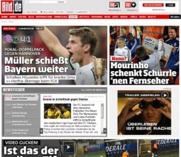 Portadas de la prensa extranjera