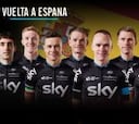 Nieve, Henao y Roche arroparan a Chris Froome