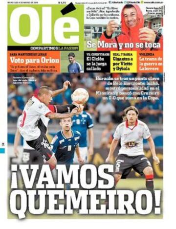 Portadas de la prensa deportiva