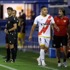 Falcao se queda en el banco en empate de Rayo Vallecano