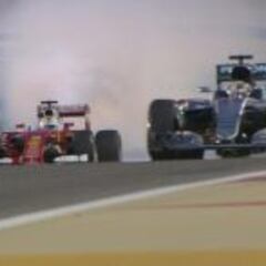 El Ferrari rompe motor y Vettel se retira antes de la salida