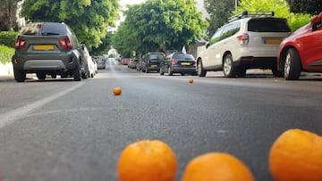 Cuidado si ves naranjas en la carretera: mantén la calma y haz esto inmediatamente