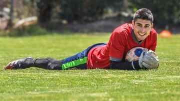 Claudio Santis, arquero de Atl&eacute;tico Palmaflor se refiere al exigente calendario del f&uacute;tbol altipl&aacute;nico a ra&iacute;z de la pandemia. &quot;Jugamos hasta cuatro partidos por semana&quot;.