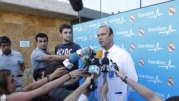 Carlos Díez, jefe de los servicios médicos del Real Madrid.