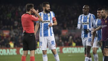 20/01/19 PARTIDO PRIMERA DIVISION
 BARCELONA - LEGANES
 GOL 2-1 LUIS SUAREZ REVISION VAR LESION PICHU CUELLAR 