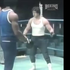 Imágenes inéditas de los ensayos de Stallone para la pelea final de 'Rocky'