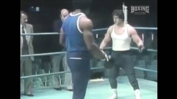 Imágenes inéditas de los ensayos de Stallone para la pelea final de 'Rocky'