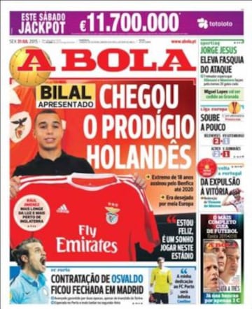 Portadas de la prensa deportiva