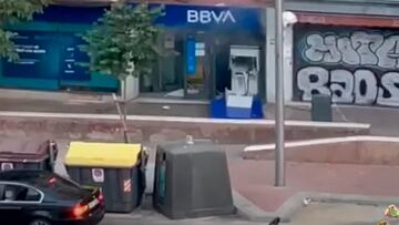 Revientan un cajero con explosivos en Madrid