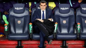 Ernesto Valverde, entrenador del Barcelona.