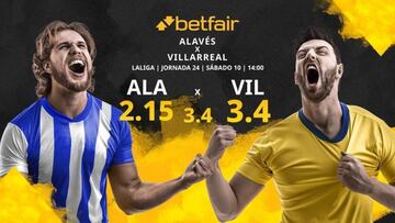 Deportivo Alavés vs. Villarreal CF: horario, TV, estadísticas, clasificación y pronósticos