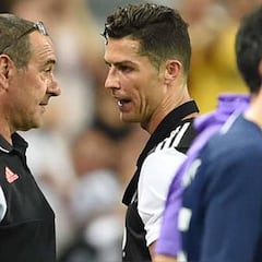 Cristiano se reúne con Sarri