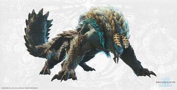 Zinogre | Un wyvern de largos colmillos capaz de usar la fuerza del rayo a través de su pelaje y coraza.