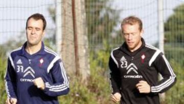 Krohn Dehli, con el preparador físico