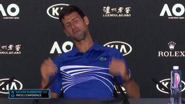 La Broma de Djokovic a periodista: nadie contuvo la risa...