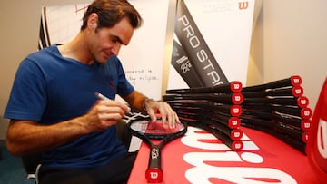 ?Quiere una de las 18 raquetas exclusivas de Roger Federer?