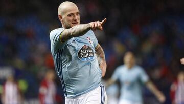 Guidetti, jugador del Celta.
