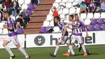 01/05/16 PARTIDO SEGUNDA DIVISION VALLADOLID - LUGO GOL 1-1 ROGER ALEGRIA