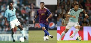 Mazinho llega en agosto de 1994 al Valencia y tras dos temporadas, ficha por el Celta de Vigo donde dej車 un gran recuerdo en la afici車n por su car芍cter afable y su dominio del centro del campo. Thiago es su hijo mayor y debut車 en Primera Divisi車n con el Barcelona el 17 de mayo de 2009. Rafinha, dos a?os menor que su hermano, debuta con el primer equipo del Barcelona en 2011. En la temporada 13/14 se afianza de titular en el mediocampo con el Celta de Vigo. El 19 de mayo de 2014, el Barcelona confirm車 su vuelta al club. Ahora juega cedido en el Inter de Mil芍n.