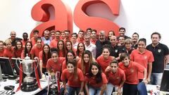 El juvenil y el Féminas, en AS: "El Atleti hace las cosas muy bien"