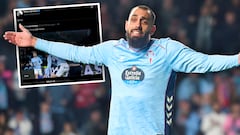 El tuit de Borja Iglesias por una decisión arbitral del Celta - Real Madrid