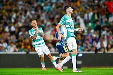 América, con uno más, no pasa del empate ante Santos Laguna