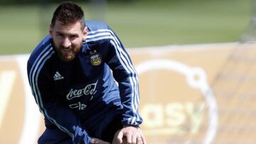 07/10/17  ENTRENAMIENTO DE ARGENTINA 
 MESSI