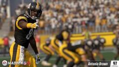 Antonio Brown es uno de los mejores WR del Madden 16 y forma el mejor trio ofensivo del juego.