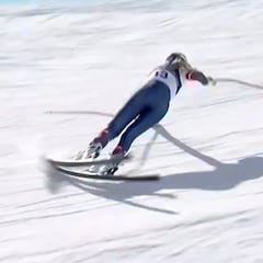 Una terrible caída en el descenso acaba con la carrera de Vonn