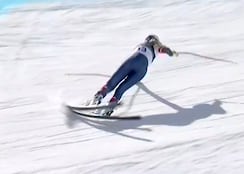 Una terrible caída en el descenso acaba con la carrera de Vonn