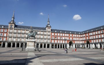 Madrid, vacío: las imágenes de cómo están sus calles