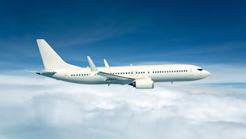 3D illustration of a commercial Aircraft