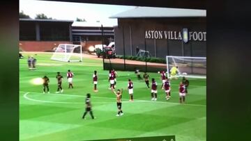 Villanueva recordó golazo de pretemporada ante Aston Villa