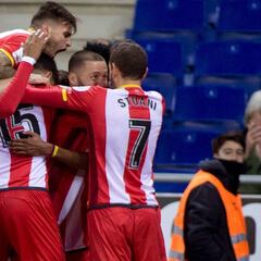 El Girona ya mira a Europa y el Espanyol, a la fatalidad