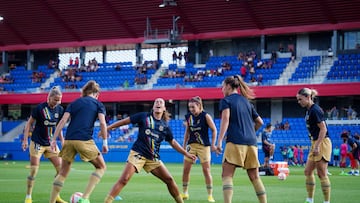 El Barcelona femenino afronta su primer test importante.