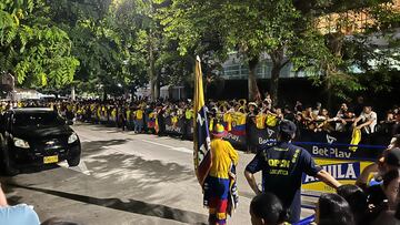 Así fue el banderazo para apoyar a Colombia antes de Chile