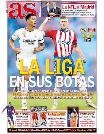 Las portadas de AS de febrero