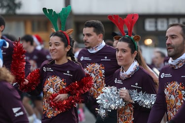 Un momento de la carrera popular de la San Silvestre Vallecana, que contará con 42.000 participantes entre la carrera popular y la internacional.