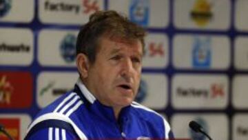 Safet Susic en rueda de prensa