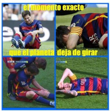 Los 'memes' de la lesión de Messi