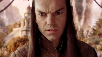 El Señor de los Anillos Elrond imagen alternativa escena coronación