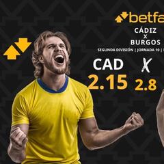 Cádiz CF vs. Burgos CF: horario, dónde ver, pronósticos y clasificación