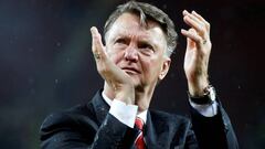 Van Gaal durante su &eacute;poca en el Manchester United