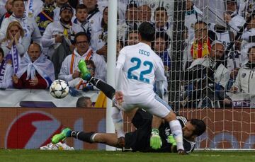 Jugada del gol anulado a Isco.